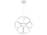 Glenview 6-Light Chrome LED Geometric Pendant