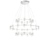 Netto LED Three Tier Chandelier Modern Statement Lighting