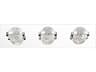 Ryder 3-Light Chrome Glass LED Vanity Light