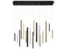 Santana LED Chandelier 18-Light Linear Pendant
