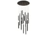 Santana 18-Light LED Chandelier Modern Black