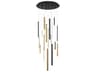 Santana 18-Light LED Chandelier 24-Inch Multi-Finish
