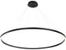 Spunto 1-Light Matte Black LED Round Pendant