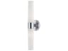 Vesper Wall Sconce 2-Light Chrome Modern