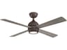 Kwad 52 Inch Ceiling Fan with LED Light and Remote in Matte Greige