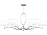 Allegretto 6-Light Silver Leaf Candelabra Drum Chandelier