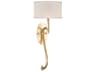 Allegretto 1-Light Gold Leaf Wall Sconce