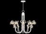 Azu 10-Light White Crystal Candelabra Chandelier