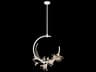Azu 3-Light White Crystal Pendant