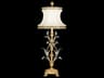 Beveled Arcs Gold Leaf Crystal Buffet Lamp
