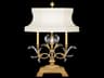 Beveled Arcs Gold Leaf Crystal Buffet Lamp