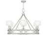 Cienfuegos 6-Light Silver Leaf Candelabra Empire Chandelier