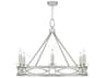 Cienfuegos 6-Light Silver Leaf Candelabra Chandelier