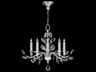 Crystal Laurel 5-Light Silver Leaf Candelabra Chandelier