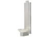 Delphi 1-Light Silver Glass LED Wall Sconce