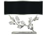 Foret Table Lamp Silver Leaf Crystal