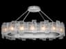 Lunea 16-Light6-Light Silver Glass Island Pendant