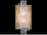 Lunea 2-Light Gold Glass Wall Sconce