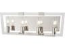 Crystal Chrome 4-Light Polished Nickel Vanity Light