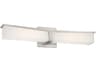 Plane LED Bath Light in Brushed Nickel