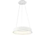 Star Gate 1-Light White LED Linear Round Pendant