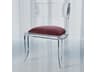 Clear Upholstered Side Dining Chair