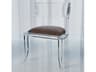 Clear Upholstered Side Dining Chair