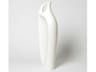 Indentation Matte White Large Vase
