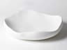 Organic Matte White Large Decorative Bowl