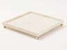 Quintessentia White Square Serving Tray