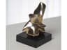 Abstract Figural Small Brass Sculpture