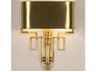 2-Light Antique Brass Wall Sconce