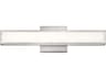 Alto Brushed Nickel Glass LED Vanity Light