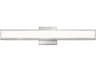 Alto Brushed Nickel Glass LED Vanity Light