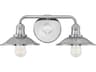 Rigby 2-Light Polished Nickel Vanity Light