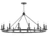 Allendale 16-Light6-Light Aged Old Bronze Candelabra Round Chandelier