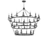 Allendale 36-Light Aged Old Bronze LED Candelabra Round Tiered Chandelier