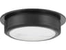 Greenport 1-Light Old Bronze LED Drum Flush Mount