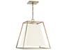 Kyle 4-Light Aged Brass White Empire Pendant