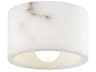 Lighting Loris Flush Mount Alabaster Ceiling Light