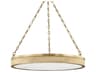 Lynden Chandelier in Aged Brass