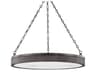 Lynden 8-Light Distressed Bronze Drum Pendant