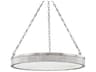 Lynden 8-Light Polished Nickel Drum Pendant