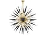 Sparta 18-Light8-Light Aged Brass Pendant