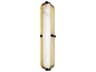 Tribeca 1-Light Aged Brass Black LED Vanity Light