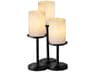 Fusion Dakota Artisan Glass Black Table Lamp
