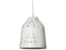 Black Out Outdoor Hanging Light Modern White