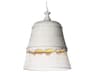 Domenica 1-Light White LED Bell Pendant