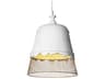 Domenica 1-Light White Gold LED Bell Pendant