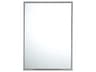 Only Me Transparent Crystal Rectangular Wall Mirror
